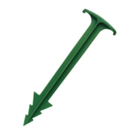 100 ct. Contractor Grade 4-Inch Biodegradable Stakes - Eco-Friendly Sod Staples for Weed Fabric, Landscape Fabric, Netting, Gardening and Blanket