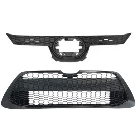 Stunning 3pcs Upper&Lower Grill+Bracket For 2020-2022 Toyota Corolla LE XLE Front Bumper