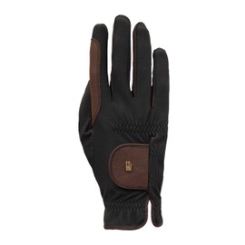 Roeckl Sports Reithandschuh Malta Winter, Turnier Winter Handschuh, Schwarz/Mokka 6