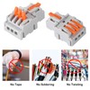 AITRIP 10PCS Lever Wire Connectors，Lever Wire Connectors, Quick Wiring Cable