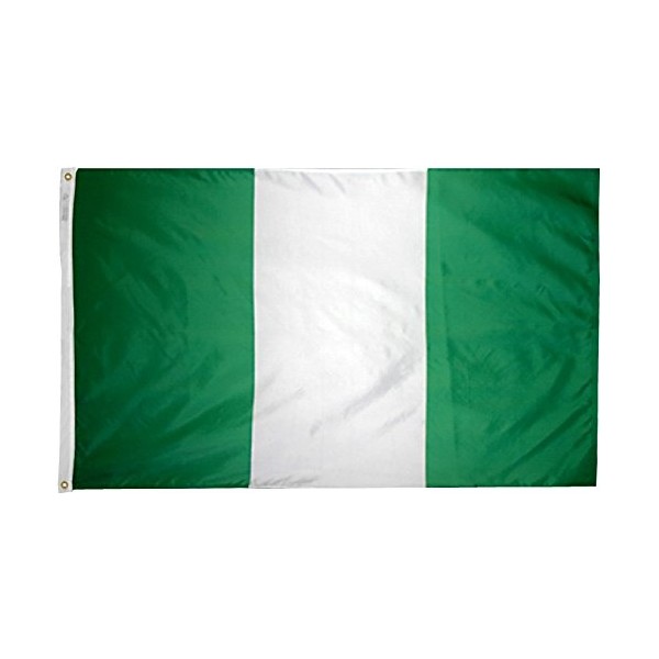 Nigeria - 2 ft x 3 ft Nylon World Flag