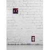 WIRESTER Double Gang Toggle Light Switch Plate/Wall Plate Cover -