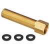 ZLYY 1/2" IPS Faucet Extension Adapter Kits, Brass Extension Nut Fittings, Single Hole Faucet Extension Mounting Pipe