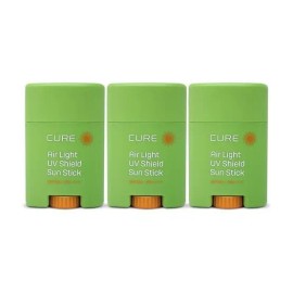 Kim Jeong-moon Aloe (현대Hmall) 김정문알로에 큐어 에어라이트 유브이 쉴드 선스틱 20g(SPF50+) 3개 Ss