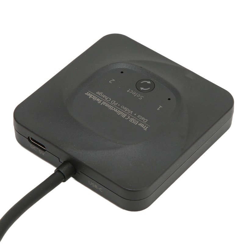 USB C Switch 2 in 1 Output Plug and Play