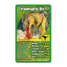 Dinosaurs Top Trumps Card Game for 6-10 years