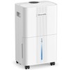 1600 Sq.ft Dehumidifier for Basement, Glowells 21 Pints Dehumidifiers for