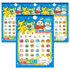 Royce Nine Sticker Nail Character Pokémon Children 4P Decoration Nails