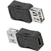tunghey 5Pack USB 2.0 A Female to Micro USB Female