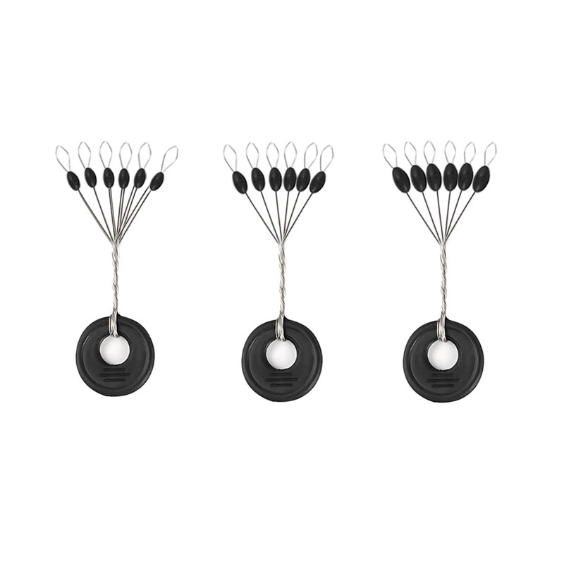 Lavie&Camus 720PCS Fishing Bobber Stopper, Oval Floats Sinker Stops, 6