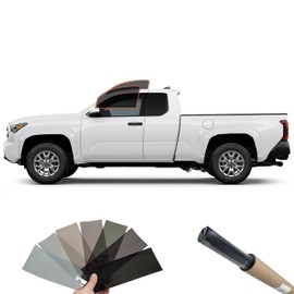 DIY MotoShield Pro 1.5mil Professional Performance Precut Carbon Window Tint Film Kit for (2024-2025) Toyota Tacoma Extended Cab (Front Driver/Passenger 15%)