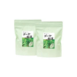 Natural Health Sha Goya Powder, 13.4 oz (380 g) x 2 Packs, Goya Tea, No Additives, Made in Japan