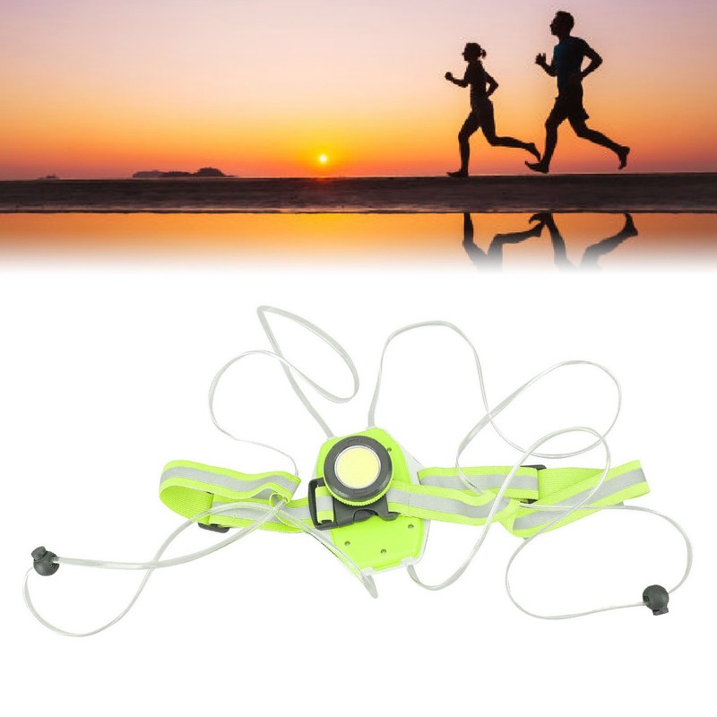 Wearable Night Light USB Charging Waterproof Warning Vest for Outdoor