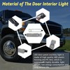 LED Door Interior Panel Courtesy Lights Door Warning Lamp Compatible