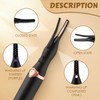 Rewdut Heated Eyelash Curler for Women, 2025 Upgraded Portable Electric Eyelash Curler, 3 Heat Modes and Smart Temperature Control Natural Curling 24H Long-Lasting (White)