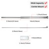homdiy 1 Pcs Center Mount Drawer Slides for Cabinet and