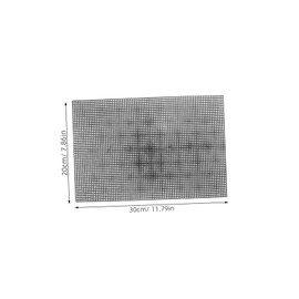 SHINEOFI 30x20cm Cross Stitch Plastic Canvas Sheets 5pcs Mesh Embroidery Fabric Blank Perfect for DIY Needlework and Handmade Crafts