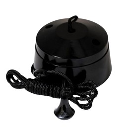 SHPELEC® Deep Black 10A 2-Way Pull Cord Switch - Stylish & Durable Electric Switch for Bathroom & Ceiling Fans (1)