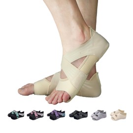 ABIRAM Yoga Socken für Frauen rutschfeste Zehe rutschfeste Griff Socken für Pilates Barre Ballet Bikram Workout