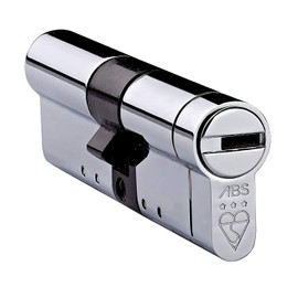 Avocet ABS High Security Euro Cylinder - Anti Snap Lock - TS007 3 Star (35(INT) x35(EXT), Chrome)