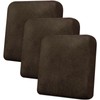 Imnopqr Couch Cushion Covers Leather Look Sofa Covers for 3