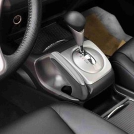 Acouto para 2008 Cubierta de Freno de Mano Cubierta de Agarre de manija de Coche Cubierta Protectora de Freno de Mano para Sedan 06 11 embellecedor Interior Negro