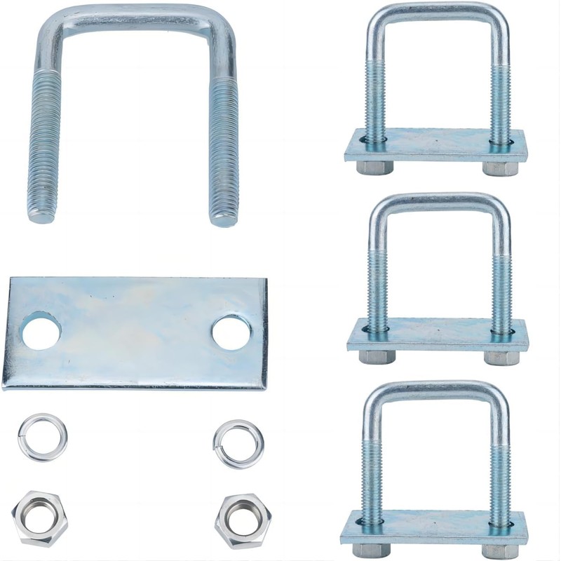 MYZHRE 4 Pack Leaf Spring Clamp Kit, 1-3/4 inch Width