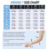 KEKING Lymphedema Medical Compression Arm Sleeve with Gauntlet, 15-20 mmHg
