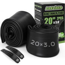 PAKCHEF 2 Pack 20x3 Bike Tube, Heavy Duty Butyl Rubber Inner Tube