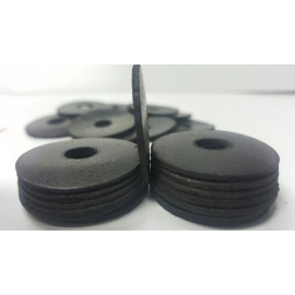 ALL ABOUT RUBBER NEOPRENE RUBBER WASHER 1/16 THK X 1-1/2 OD X 1" ID 100 PC PACK FREE SHIPPING