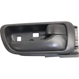 KarParts360 for Toyota Camry Interior Door Handle 2002 03 04 05 2006 Passenger Side Gray Front OR Rear | w/Door Lock Button | Trim:All Submodels | TO1353124 | 69205AA021B2