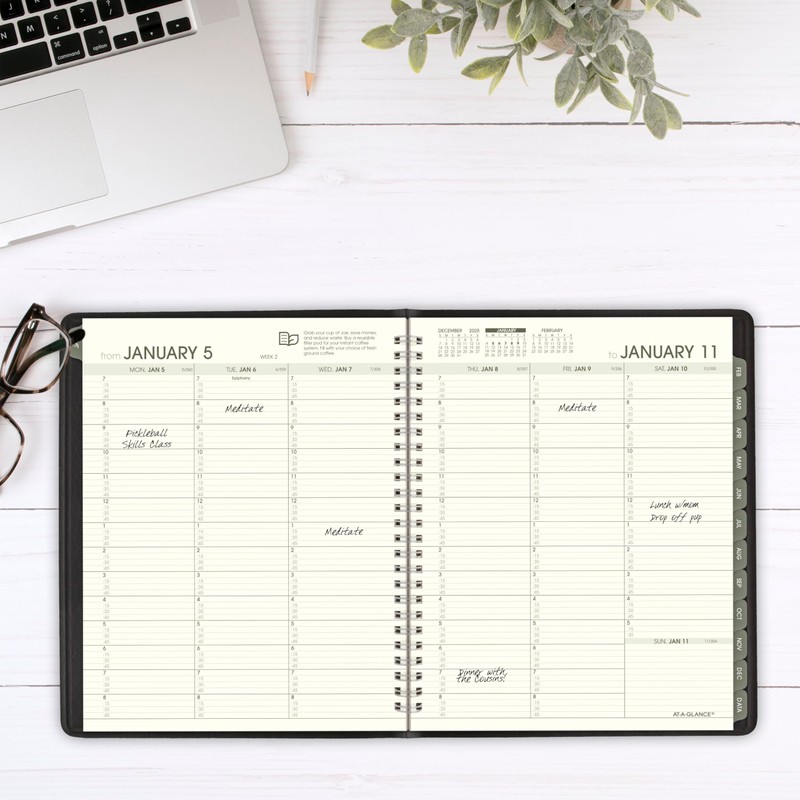 AT-A-GLANCE 2026 Appointment Book Planner, Weekly & Monthly, 7" x