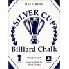 Silver Cup Billiard Chalk - 1 Gross (144 pcs.) BROWN