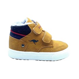 KangaROOS Unisex Children's KAVU Primo V Trainers, Tan Yellow Rouge, 27 EU