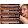 Pinselset Make-Up Luvia, Travel Set Espresso, 5 Kosmetikpinsel Inkl. Schminkpinsel