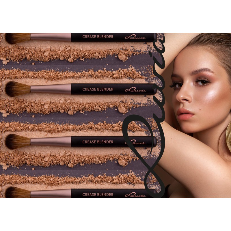 Pinselset Make-Up Luvia, Travel Set Espresso, 5 Kosmetikpinsel Inkl. Schminkpinsel