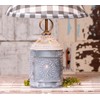 Irvin's Tinware, K20-16G, Paul Revere Lamp in Weathered Zinc with