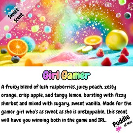 Girl Gamer Whipped Soap Body Wash - 150g - Natural Oils & Kaolin Clay - Sweet & Fruity Scent - Vegan Friendly - Puddle of Wax - Made in the UK