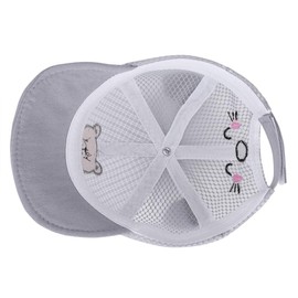 ITODA Baby Hat, Cap, Kids Hat, 2-Way Baseball Cap, Wide Brim, Breathable, Newborn, Girls, Boys, Sun Hat, Sun Protection, Adjustable Size, Heatstroke, Baby Hat, UV Hat, Outdoor, Present, Baby Shower