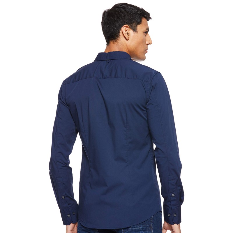 Tommy Jeans Tommy Jeans Men's Original Stretch Casual Shirt, Blue