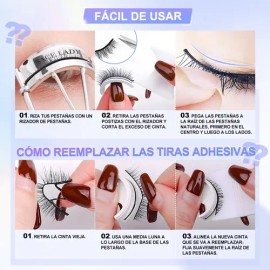 Sace Lady Pestañas Postizas Autoadhesivas Largas Naturales                                                                                            