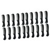 Baluue 20pcs Pocket Beard Comb for Men Travel Grooming Accessories