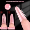 AOOWU Sandwich Dual Nail Forms, 180 Pcs Gel Nail Tip