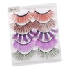 FOMIYES Fake Lash Extensions Natural Long Thick Comfortable Easy to