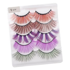 FOMIYES Fake Lash Extensions Natural Long Thick Comfortable Easy to Apply for Makeup
