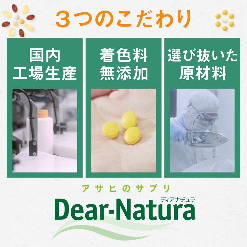 Asahi Group Foods Dear Natura Sawtooth Palm 120 Tablets (60