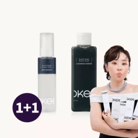 Oki Beauty 흑진주 흑효모 최강희 세트 미스트 1개 + 클렌징 1개 Black Pearl Black Yeast Choi Kang-hee Set Mist 1 pc + Cleansing 1 pc