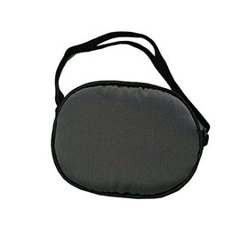 Lazy Eye Patch Fancy Pumpkin Double Sided Silk Single AMBL Yopie Treatment Eye Patch Glasses (Adult), White