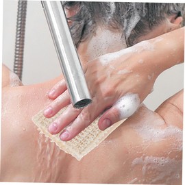 WOONEKY 3pcs Cotton Ramie Wash Cloths Lightweight Absorbent Face Towels for Gentle Cleansing for Bathing and Face Washing Elegant Bathroom Decor