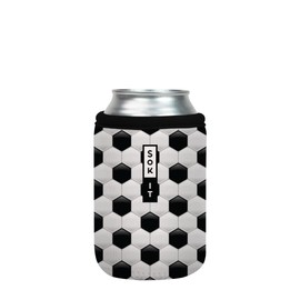 Sok It CanSok Sleeve for Beer & Soda Insulated Neoprene Cover (Soccer, 12oz Can Sleeve)